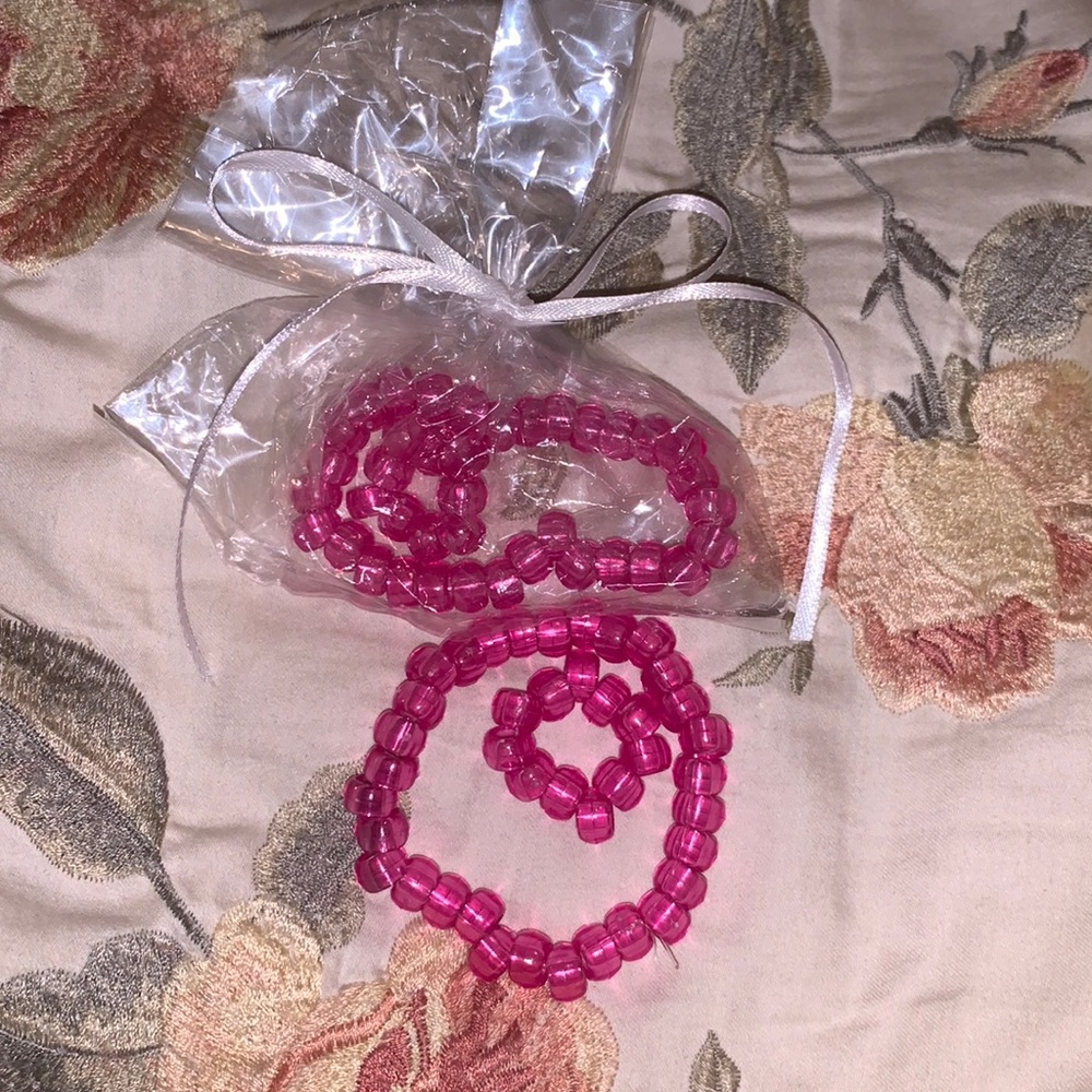 Handmade bracelet and ring set